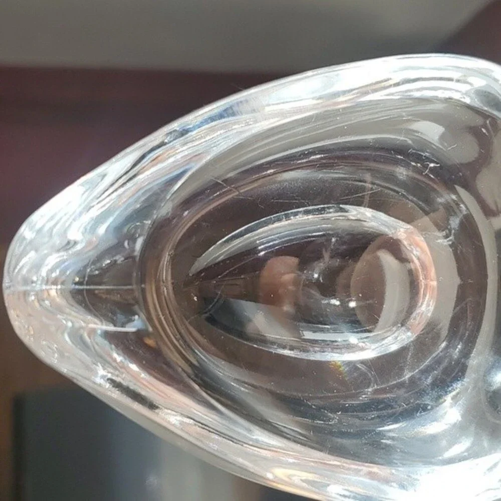 VTG Clear Glass Duck Ashtray – Duncan Miller Pall Mall – Coin Catcher – RetroCha